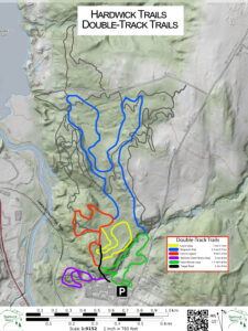 Hardwick Trails Map--Double Track Trails